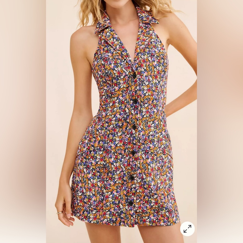 Anthropologie Maeve Multicolor Floral Dress
